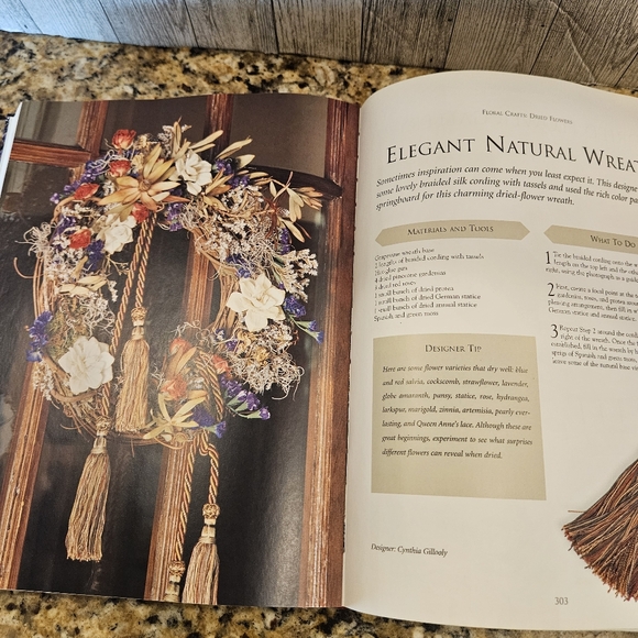 The Michaels Book of Arts & Crafts Large Hardcover Arts and Craft Projects - Picture 13 of 15